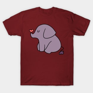 Little Heart Elephant T-Shirt